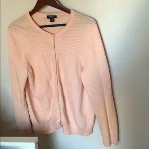 Soft pink Lord and Taylor Cardigan